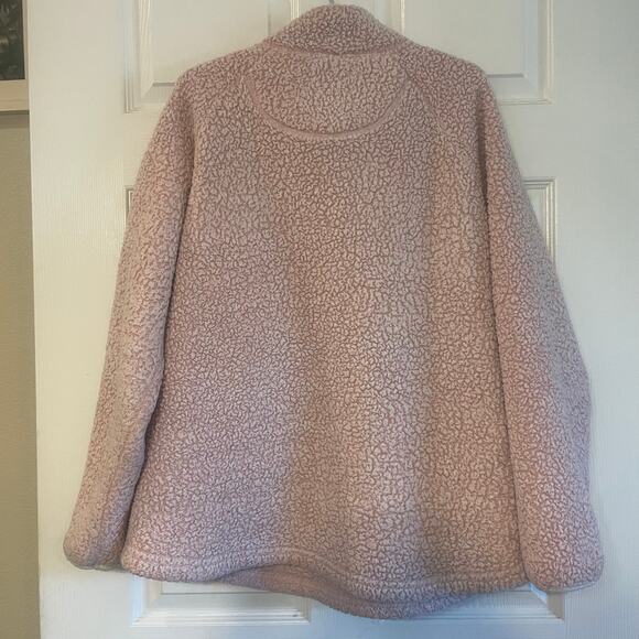 Simply Southern Pink Sherpa Pullover 1/4 snap Size XLarge - Picture 14 of 14